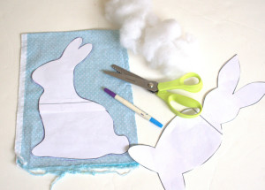Bunny Pillow Sewing Mama RaeAnna