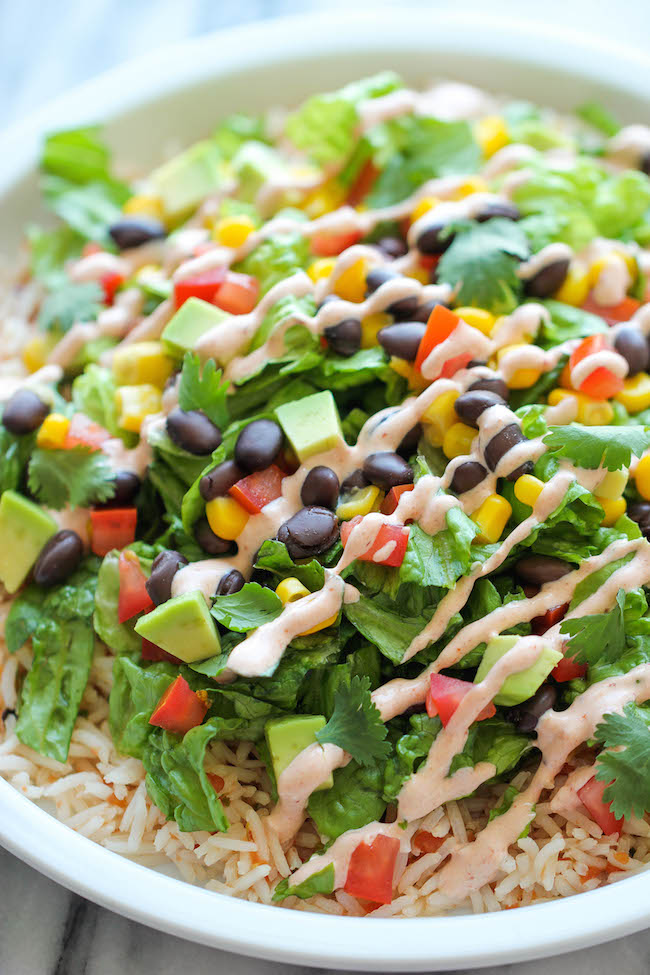 Like Chipotle? Make your own burrito bowls! 