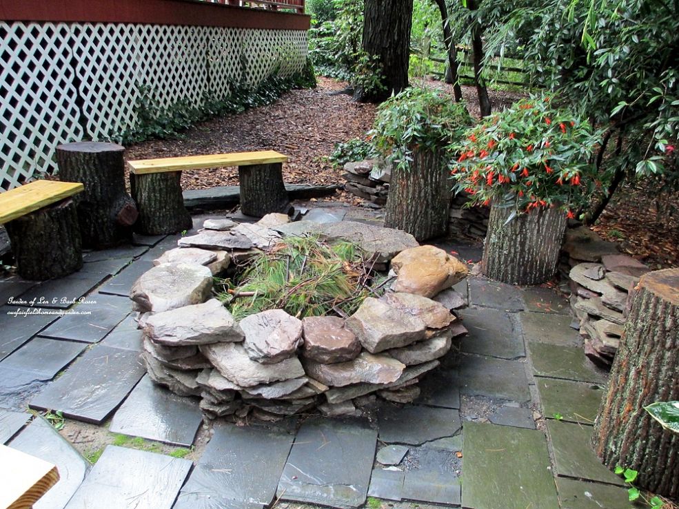 Overlaid Stone Fire Pit Tutorial