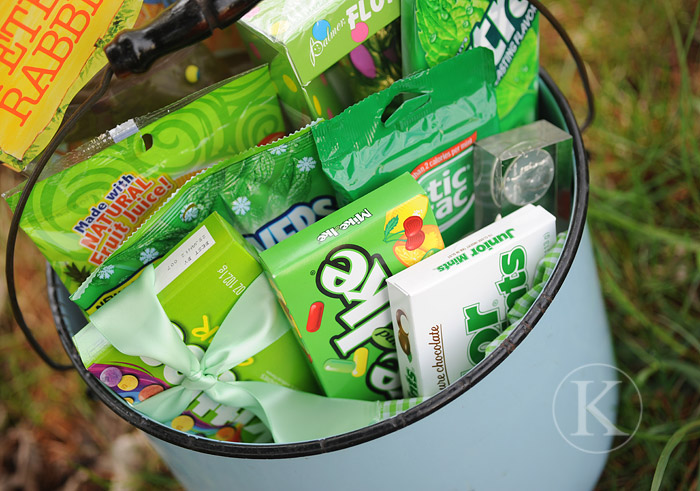 Green Themed Easter Basket for Teens