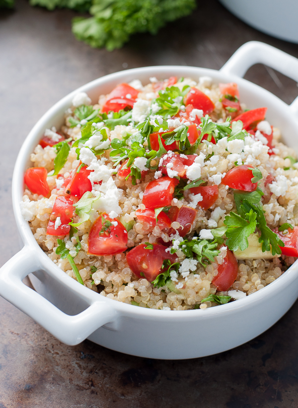 A light supper salad, perfect for summertime!