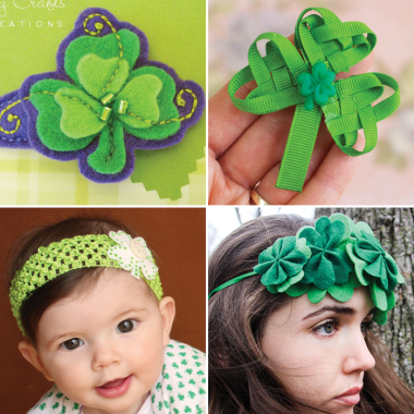 24 St. Patty's Day hair accessory tutorials