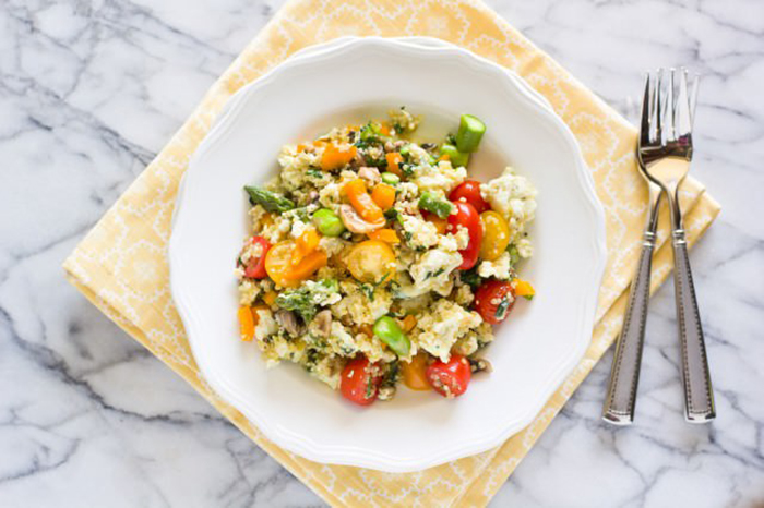 quinoa and veggie scramble recipe