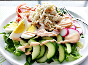 Shrimp and crab louie salad recipe