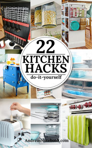 22 DIY Kitchen Hacks & Tips
