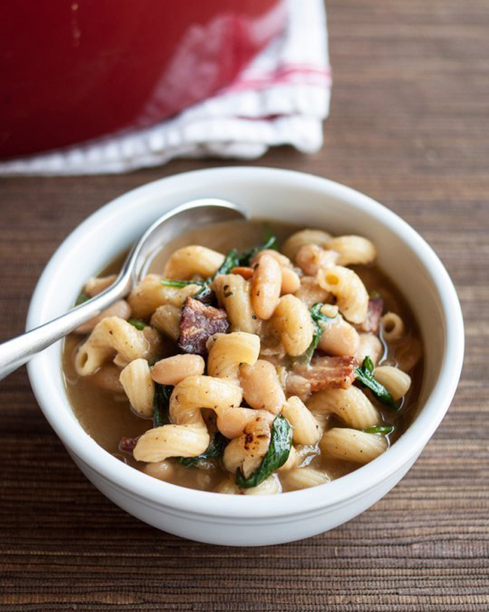 One-Pot Pasta e Fagioli (Italian Bean and Pasta Stew with Bacon)