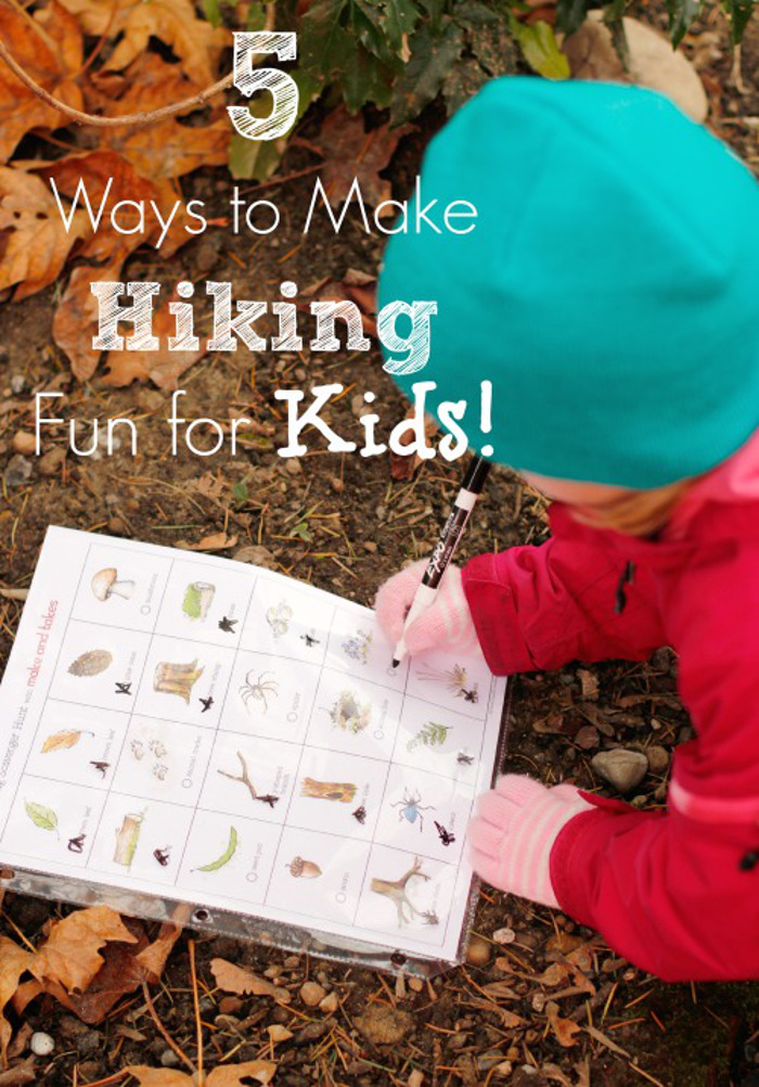 hiking with kids