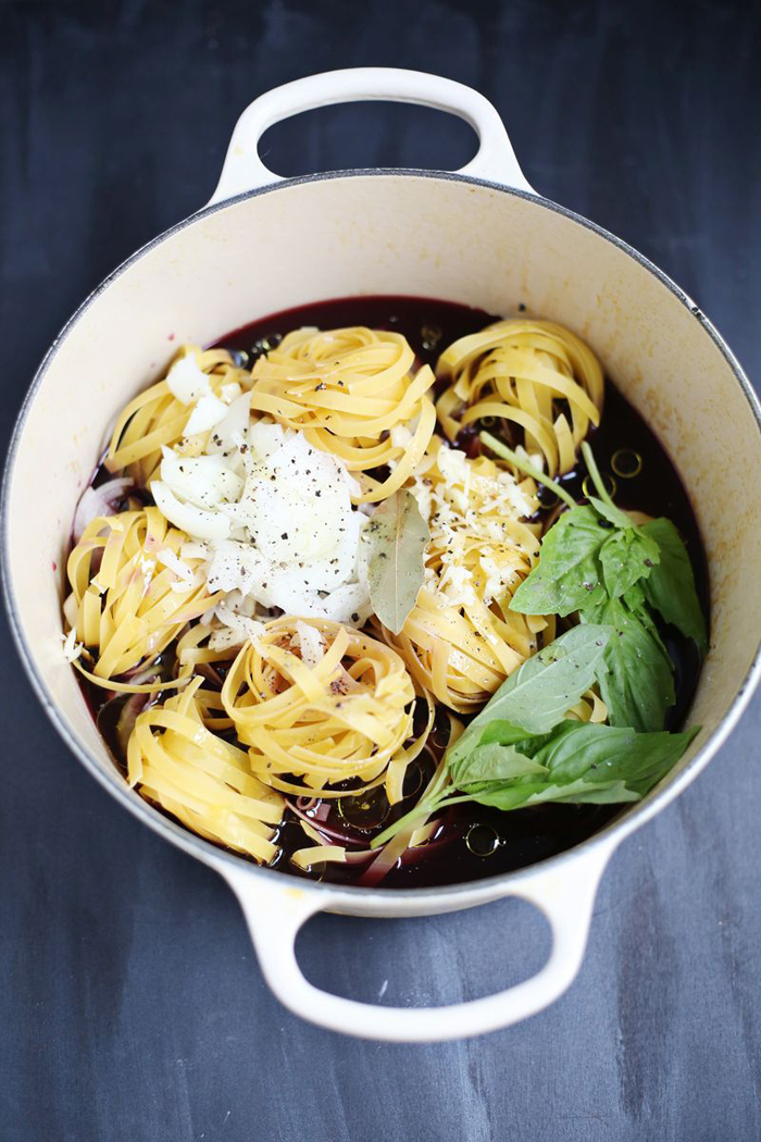 One-Pot Red Wine Pasta