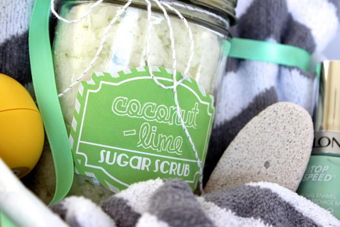 Coconut Lime Sugar Scrub for Mom