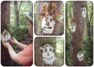 Forest Faces Outdoor Crafts