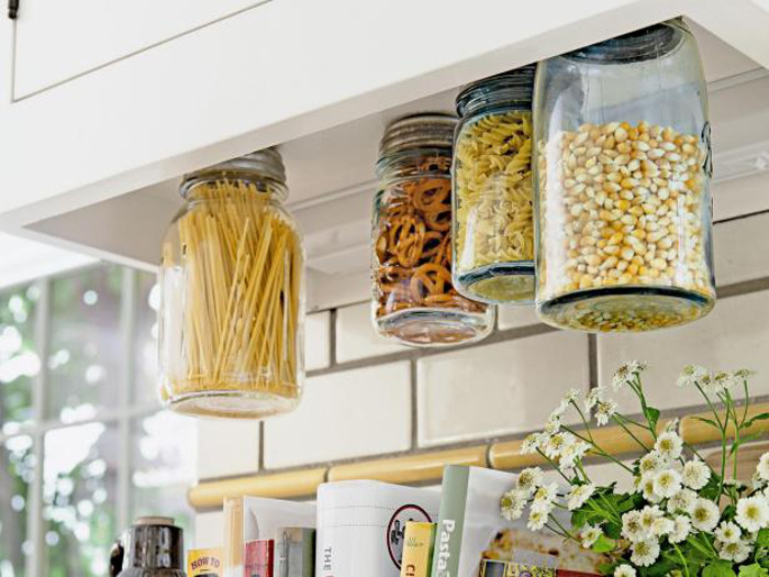 Hanging Mason Jars