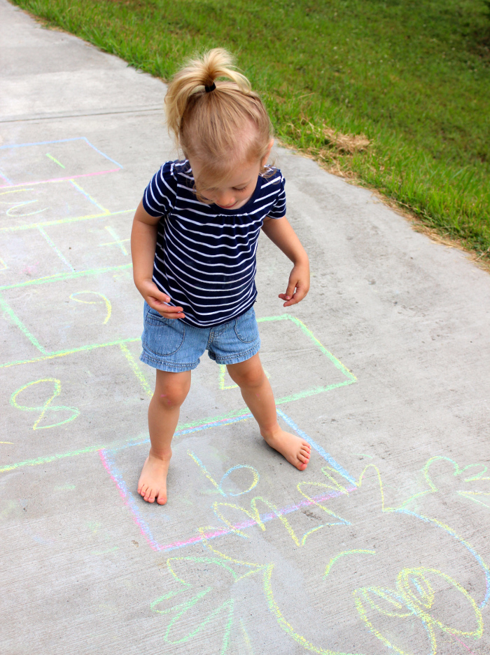 Hopscotch and other Chalk Games