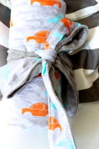 On-The-Go Minky Baby Blanket Tutorial
