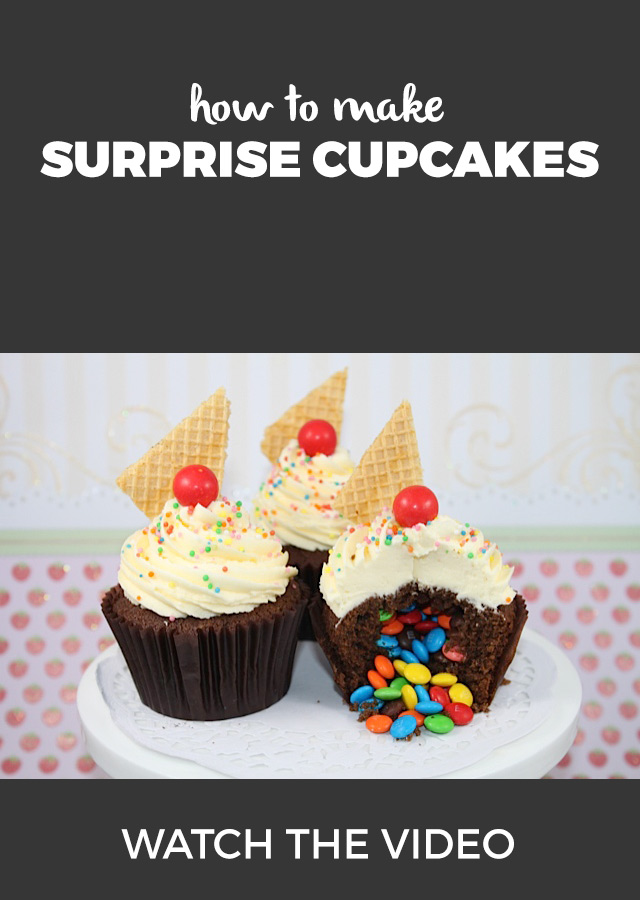 How to Make Surprise Cupcakes