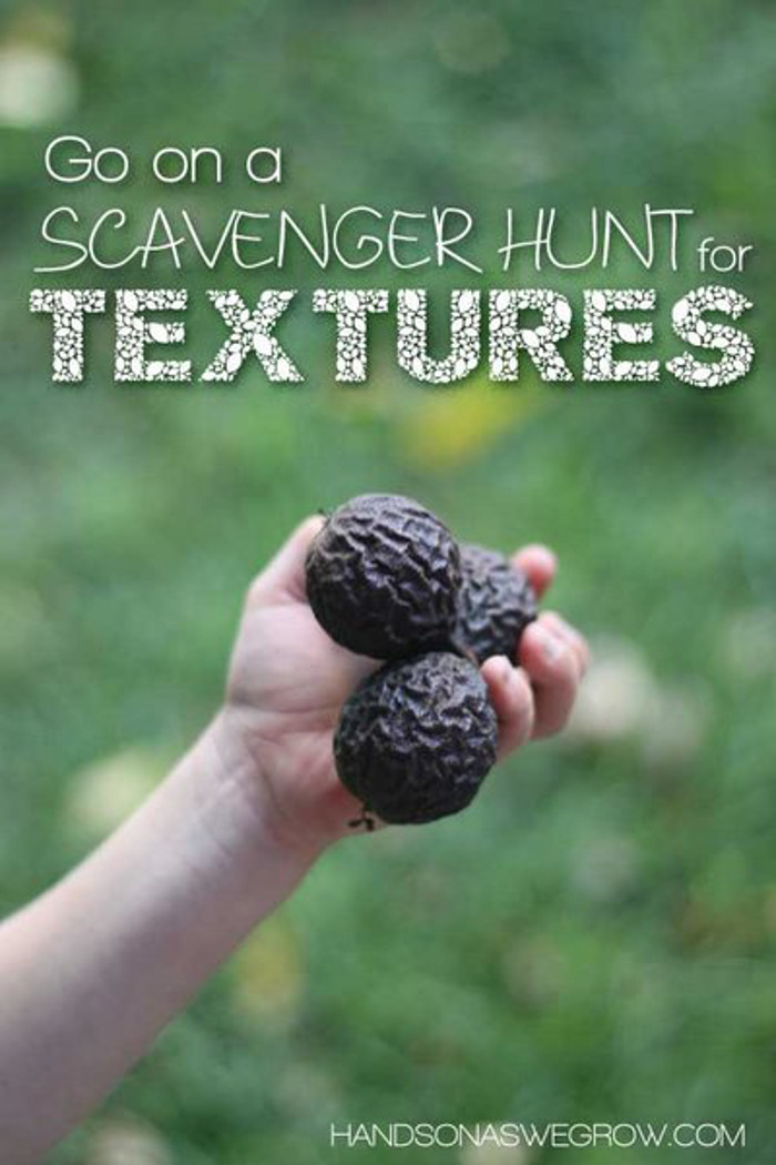 texture scavenger hunt