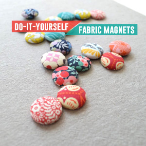DIY fabric magnets
