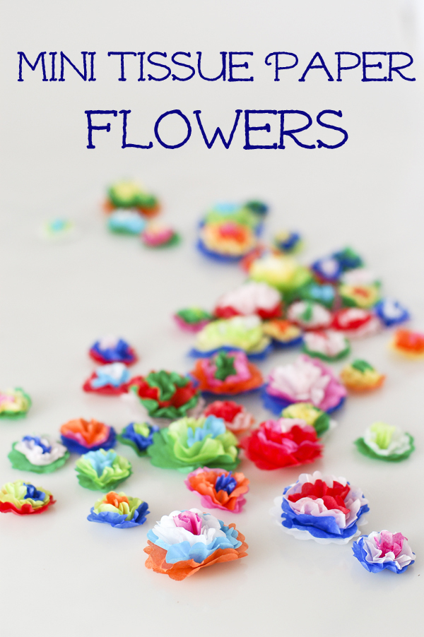 Mexican Paper Flowers - Kids Craft for Cinco De Mayo 