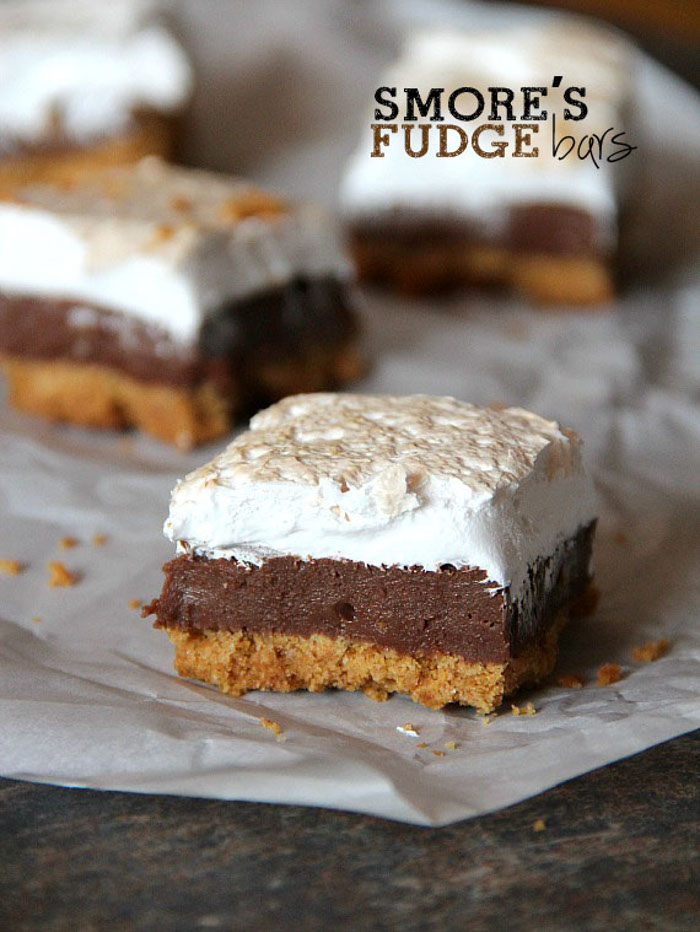 S'mores Fudge Bars