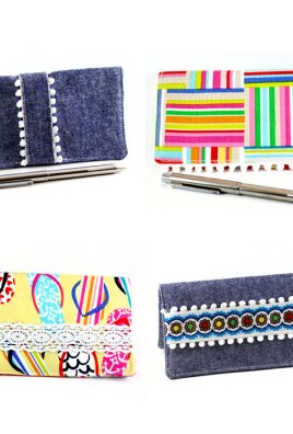 How to sew your own checkbook cover - GREAT gift idea!