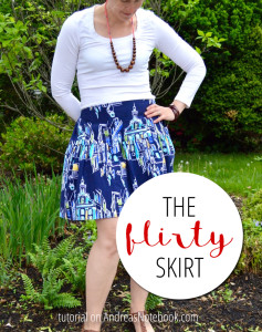 Make this cute (easy) flirty skirt - Great tutorial!