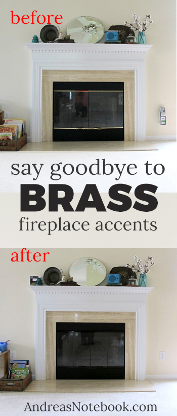 Say goodbye to brass fireplace accents!