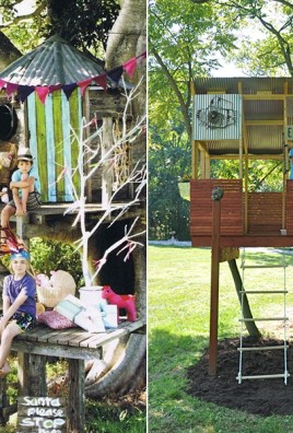 great ideas for treehouses!