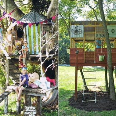 great ideas for treehouses!