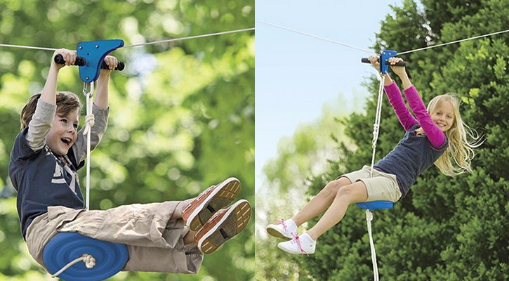 How to make your own backyard zip line!
