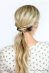 Woven Pony Tail