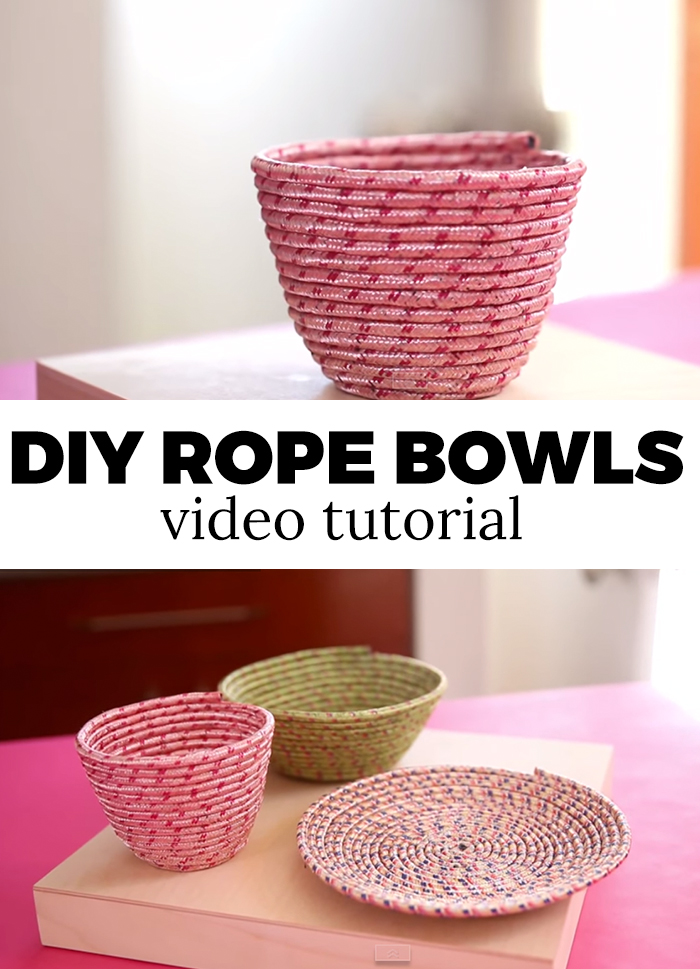 DIY Rope Bowls - I didn't know this was so easy!