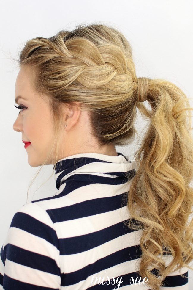 French Braid Pony Tail