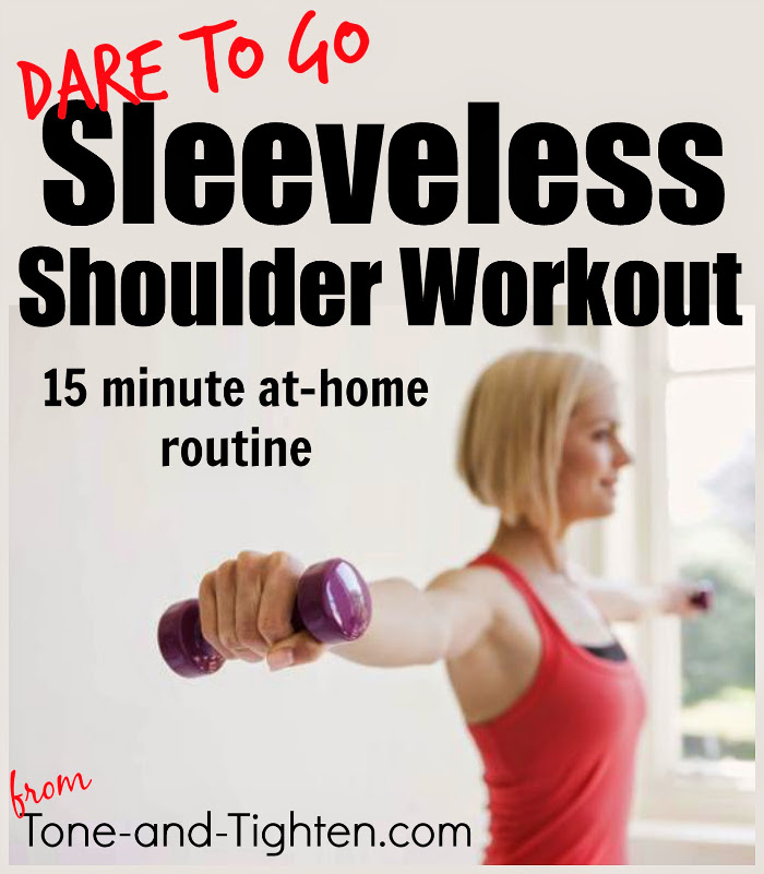 The Summer Sleeveless Arms 15-minute Toning Workout  Workout routines for  women, Toning workouts, Arm workout