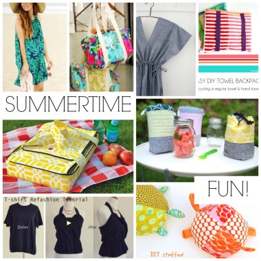 We're celebrating summertime fun over on Sewtorial. From beach accessories to warm weather wear, you'll find everything you need to make this summer more enjoyable.