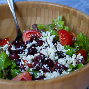 Delicious Greek Salad & Dressing Recipe - I could eat this every day!