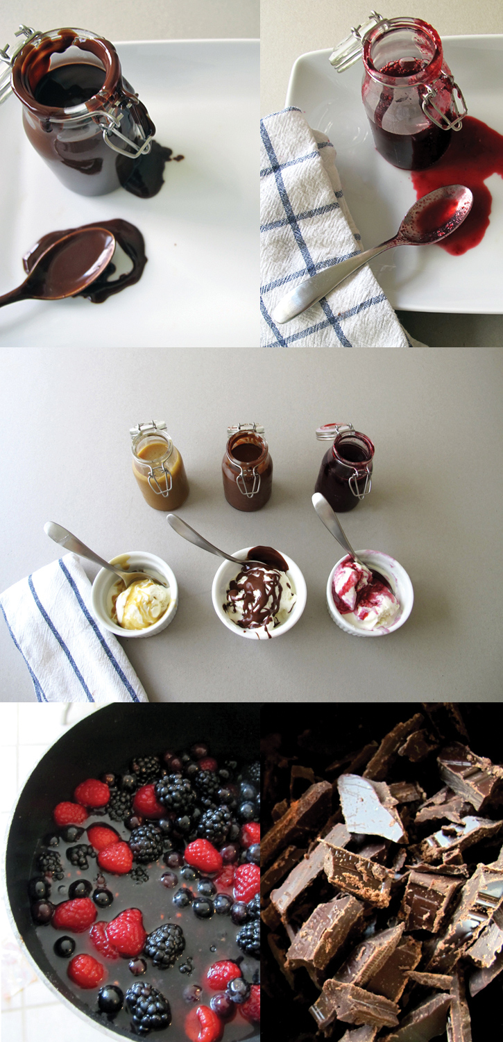 3 amazing ice cream sauces!