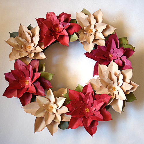 Poinsettia Wreath Tutorial