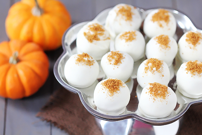 Pumpkin Cream Cheese Truffles