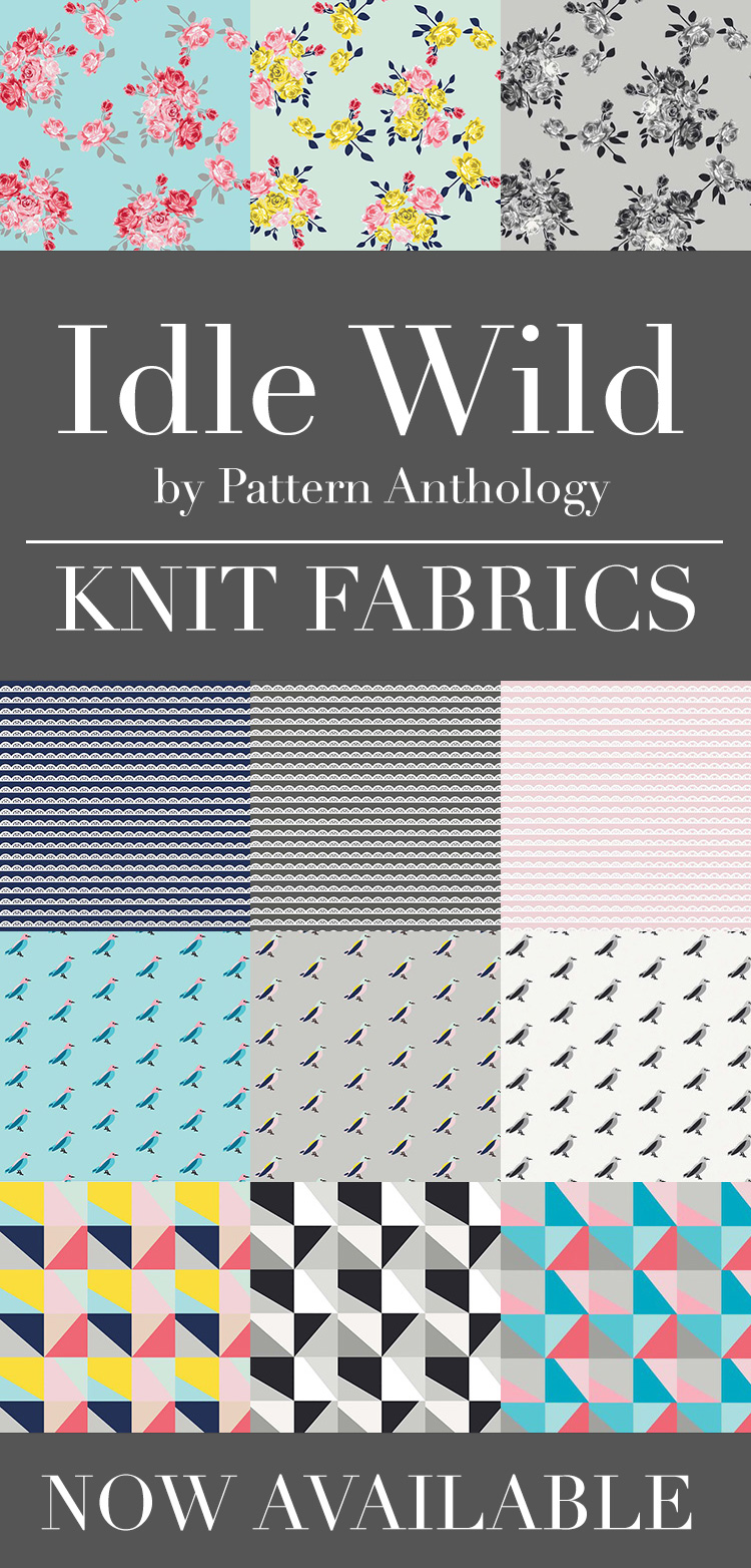 Idle Wild knit fabrics now available! Click here to see where!
