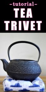 tea pot tea trivet