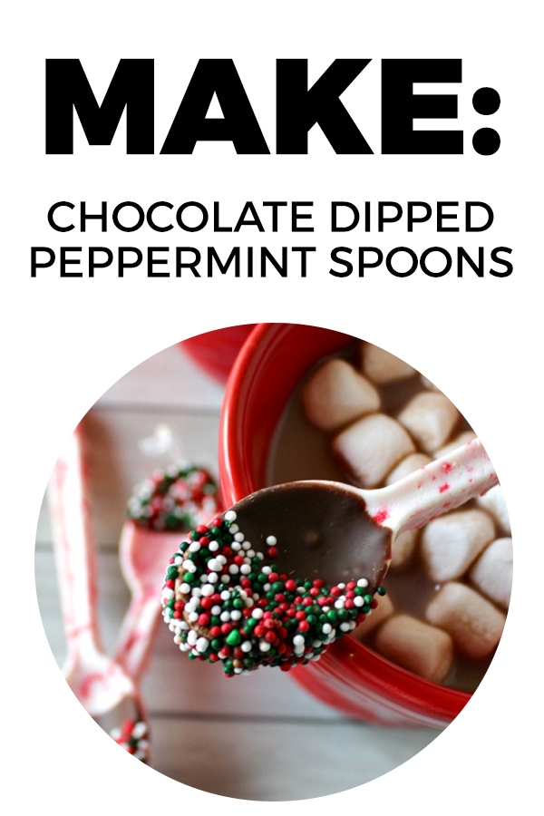 How to make peppermint spoons (out of peppermint candy)
