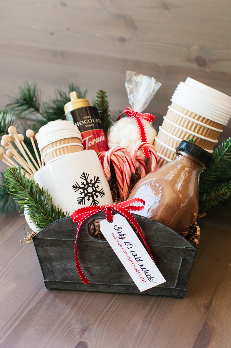 Hot Chocolate Gift Basket 