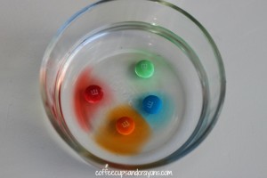 Disappearing M&Ms experiment