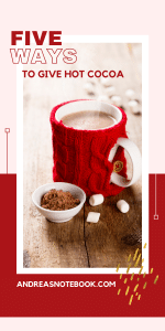 5 ways to give hot cocoa - image of a mug