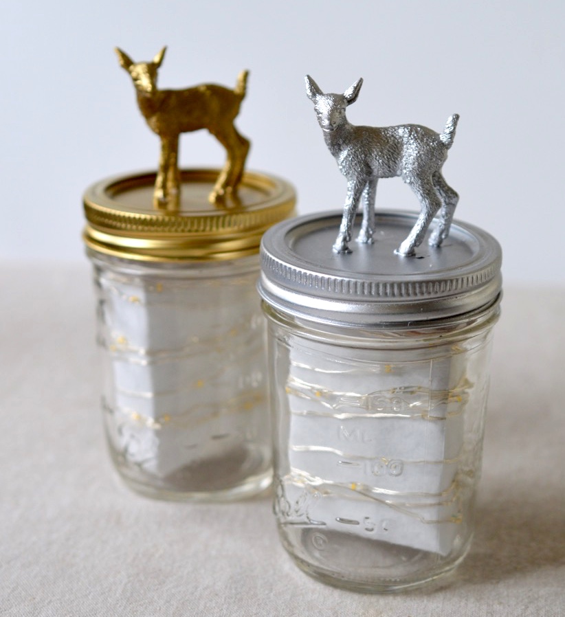 DIY :: Holiday Fairy Light Jars