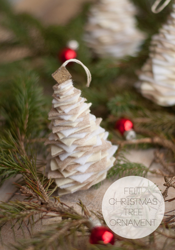 DIY Felt Tree Ornament