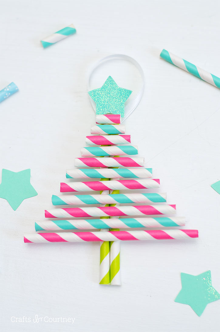 Paper Straw DIY Ornament