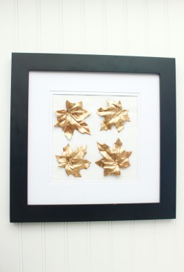 Gold Leaf Framed Art