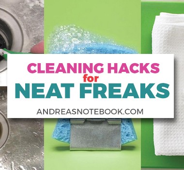 Cleaning hacks for neat freaks