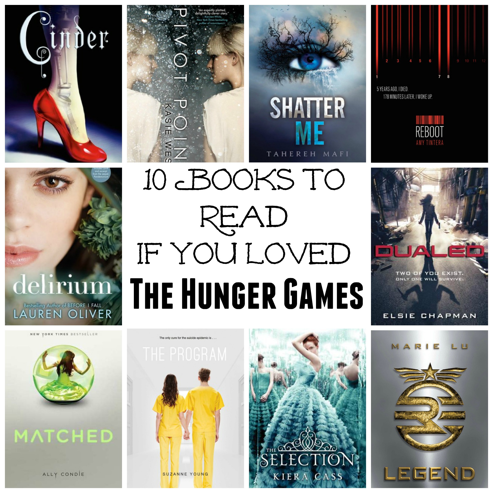 10 Books To Read If You Loved The Hunger Games Andrea S Notebook