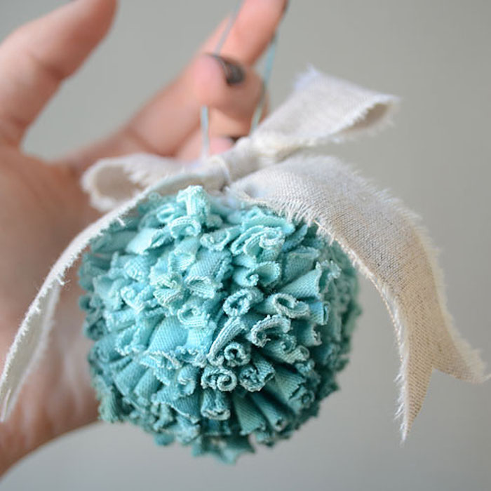 Jersey Pom Pom Ornament